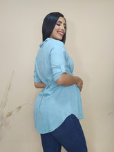 Cargar imagen en el visor de la galería, BLUSA MANGA 3/4 AMALIA - CÓDIGO: 02143  OP: 1804
