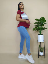 Cargar imagen en el visor de la galería, PANT. MATERNO CON APLICACIÓN  CÓDIGO: 01373
